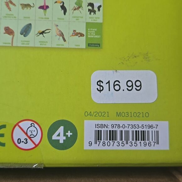 MUDPUPPY RAINFOREST SEARCH AND FIND 64-PUECE PUZZLE - Picture 5 of 6